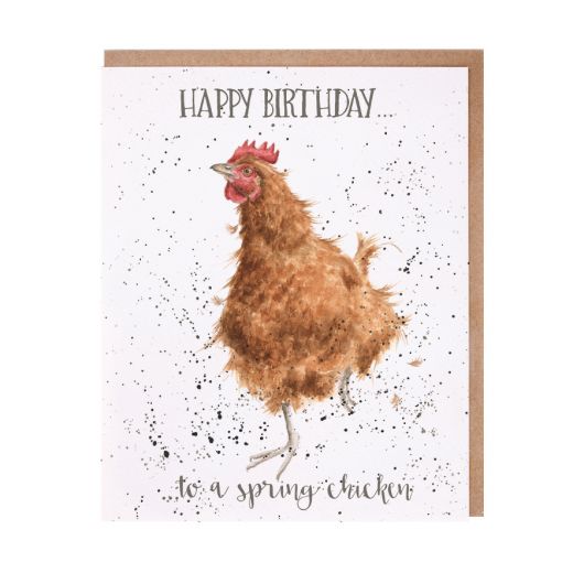 Happy Birthday Spring Chicken card