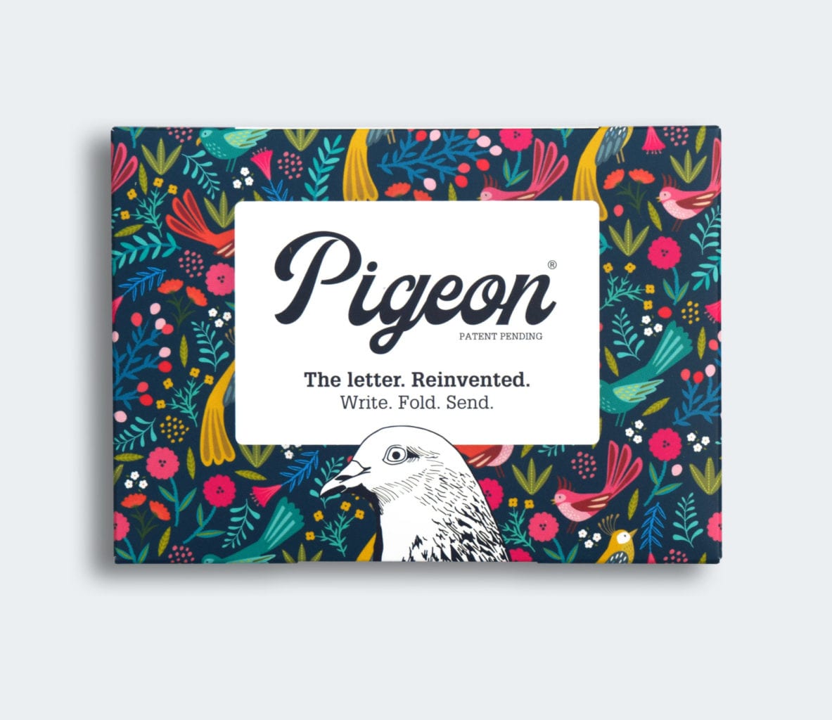 Midnight Garden Pigeons Folded Origami Lettering Set