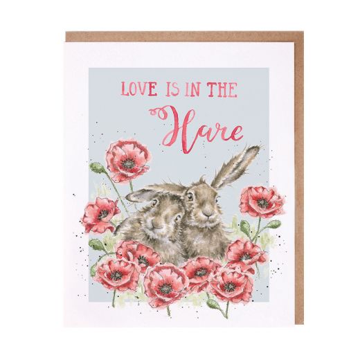 Wrendale Designs Canvas Love is in the Hare 50 x 50 cm, 55,00 €