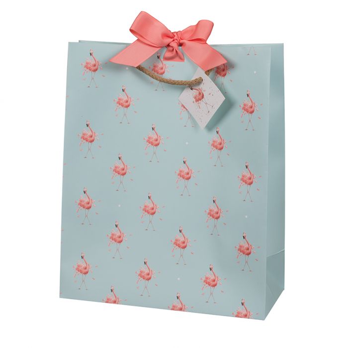 flamingo christmas bag